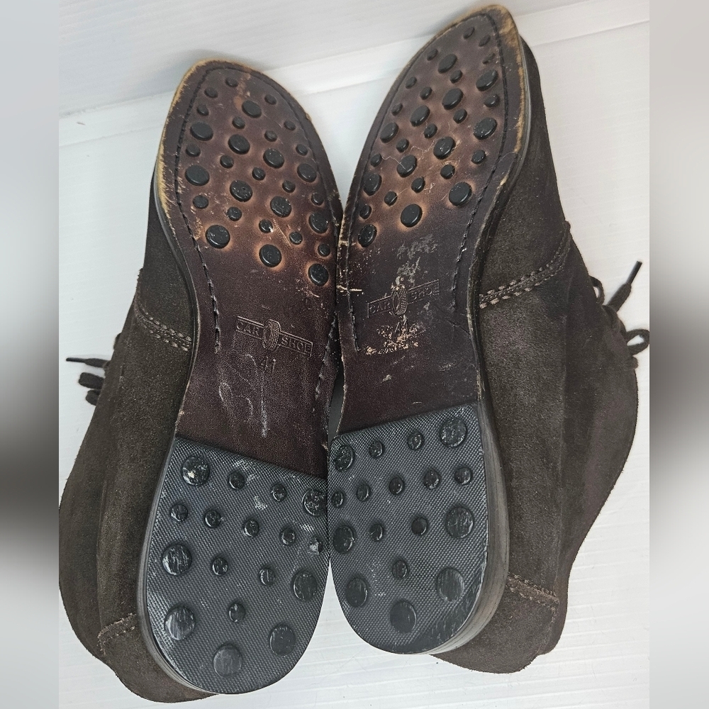 Car Shoe By Prada Men’s Suede Chelsea Boots Shoes Size 41/ US 8 - Picture 8 of 9
